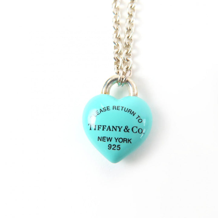 極美品☆TIFFANY&amp;Co. ティファニー リターントゥティファニー フルハート ブレスレット AG925 シルバー ブルー 箱・保存袋付 重量5.34g
