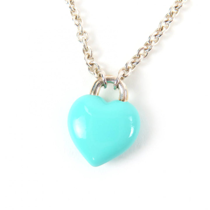 極美品☆TIFFANY&amp;Co. ティファニー リターントゥティファニー フルハート ブレスレット AG925 シルバー ブルー 箱・保存袋付 重量5.34g