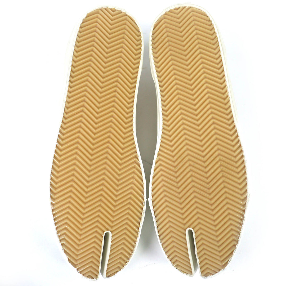 未使用品△Maison Margiela メゾンマルジェラ 24SS S97WS0064 キャンバス 足袋 タビシューズ スニーカー スリッポン ホワイト 41 箱 袋付