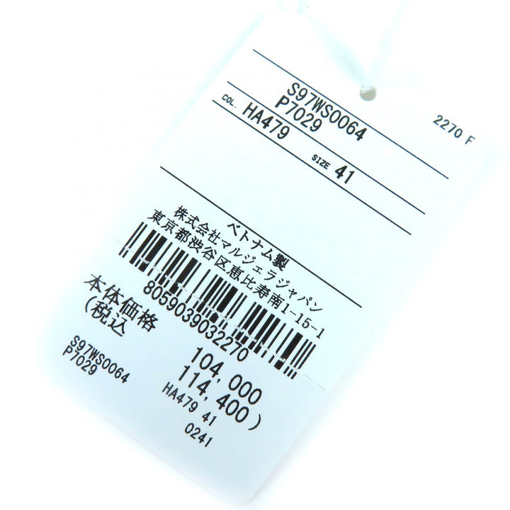 未使用品△Maison Margiela メゾンマルジェラ 24SS S97WS0064 キャンバス 足袋 タビシューズ スニーカー スリッポン ホワイト 41 箱 袋付