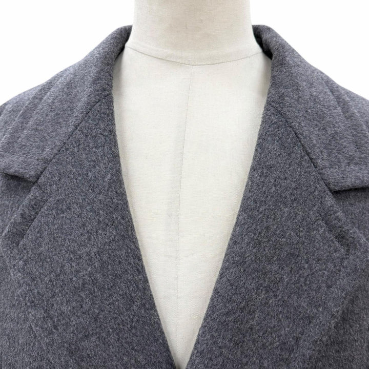 極美品▼BOTTEGAVENETA ボッテガヴェネタ 2022年製 713673 ウール100% 希少 ダブルブレスト チェスターコート 大きめサイズ 54 正規品