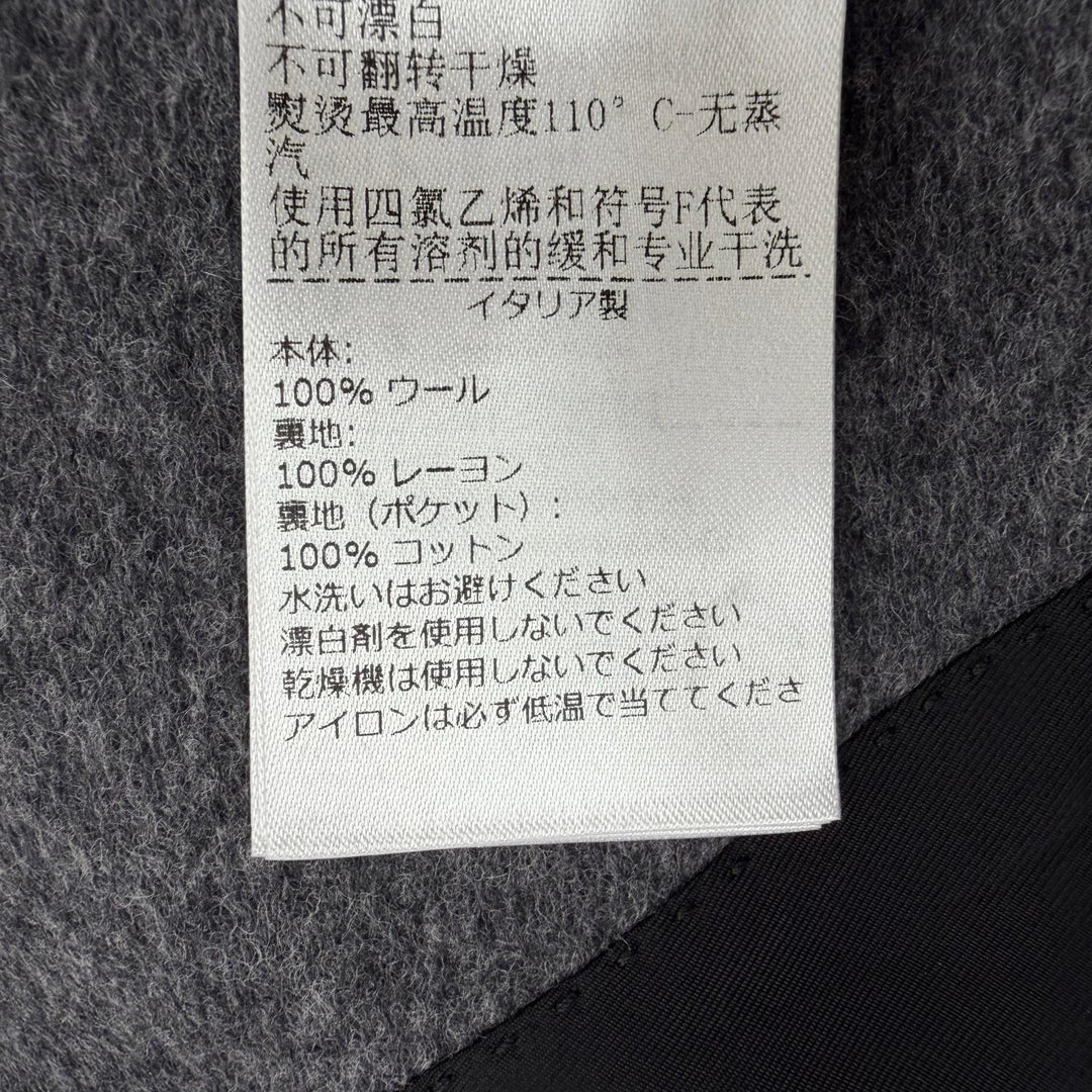 極美品▼BOTTEGAVENETA ボッテガヴェネタ 2022年製 713673 ウール100% 希少 ダブルブレスト チェスターコート 大きめサイズ 54 正規品