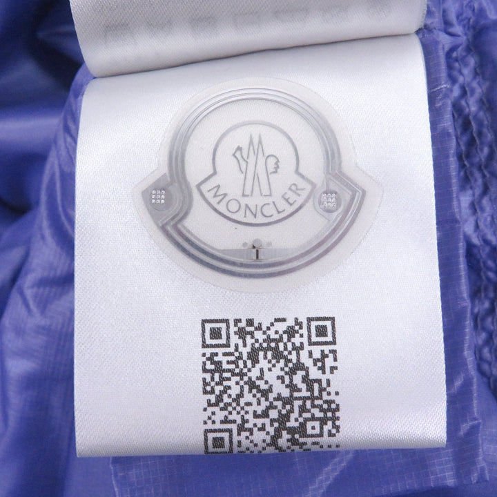 未使用品□MONCLER モンクレール LAUTARET GIUBBOTTO 2023年製 ロゴワッペン ポケッタブル ダウンベスト ライトパープル 1 正規品 メンズ