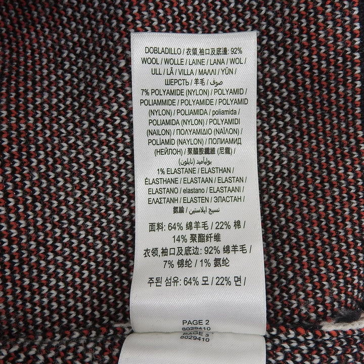 極美品▲BURBERRY バーバリー 8029410 ウール コットン ロゴエンブロイダリー ゼブラ柄 ニット セーター ブラック ホワイト XS 正規品