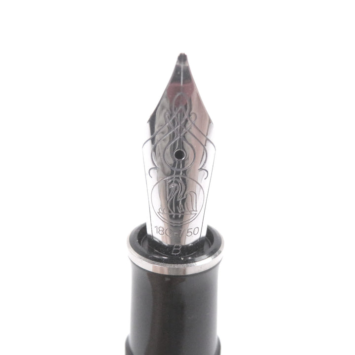 極美品□PERIKAN ペリカン リミテッドエディション スピリット・オブ・ガウディ 一部Ag925 ペン先750 Bニブ 118/1000 万年筆 ブラック