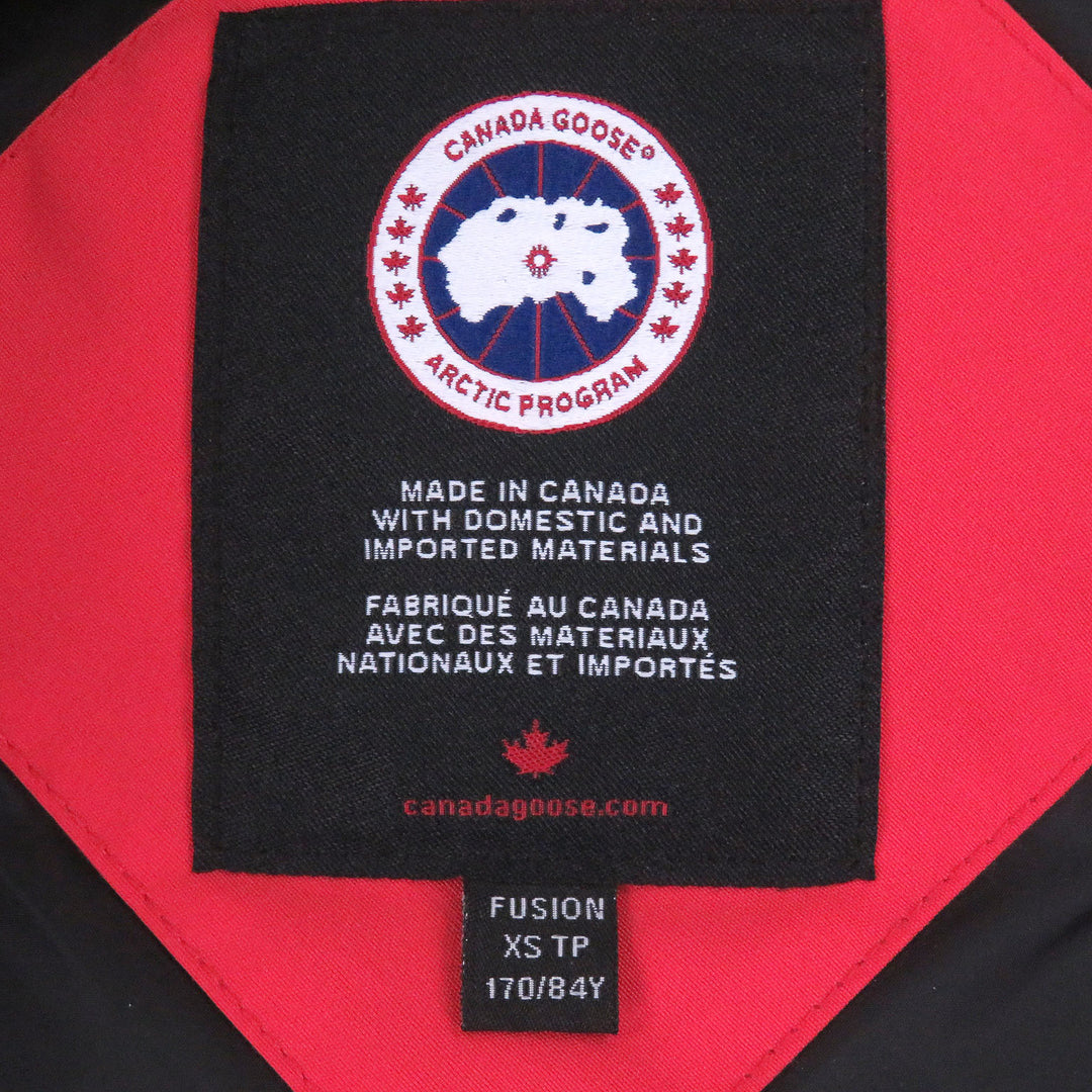 極美品□CANADA GOOSE カナダグース 2004MA WESTMOUNT PARKA FF ダウンコート ジャケット レッド XS ハンガー付 カナダ製 正規品 メンズ