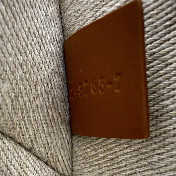 極美品◇Chloe クロエ CHC23AS397L17 ウッディ スモール トートバッグ レザー リネン 2WAY ハンドバッグ ベージュ系 保存袋付 レディース