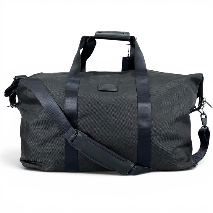 未使用品▲TUMI トゥミ 22153DH Large Soft Travel Satchel バリスティックナイロン 牛革 2WAY TSAロック付き ボストンバッグ ブラック