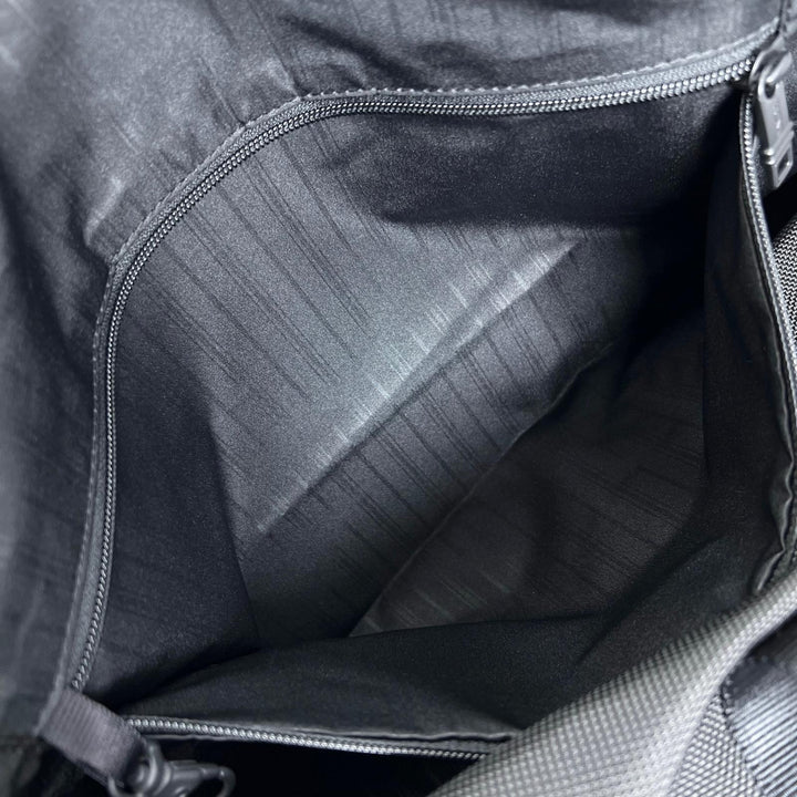 未使用品▲TUMI トゥミ 22153DH Large Soft Travel Satchel バリスティックナイロン 牛革 2WAY TSAロック付き ボストンバッグ ブラック
