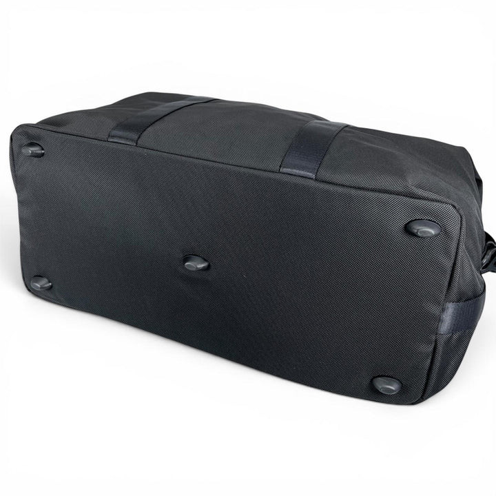 未使用品▲TUMI トゥミ 22153DH Large Soft Travel Satchel バリスティックナイロン 牛革 2WAY TSAロック付き ボストンバッグ ブラック