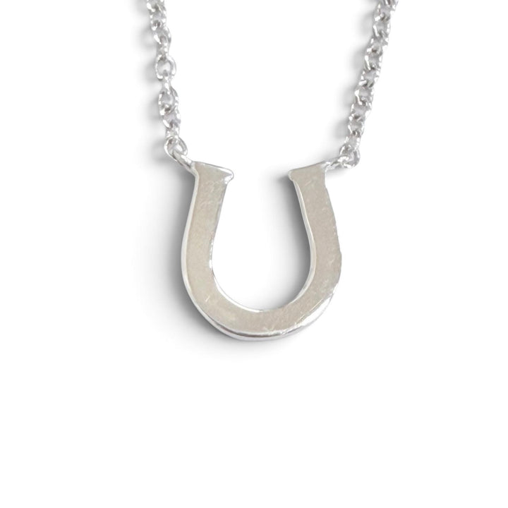 美品△TIFFANY&amp;Co. ティファニー メトロホースシュー ダイヤ ネックレス アクセサリー 750(WG) ホワイトゴールド 重量2.22g 箱付き