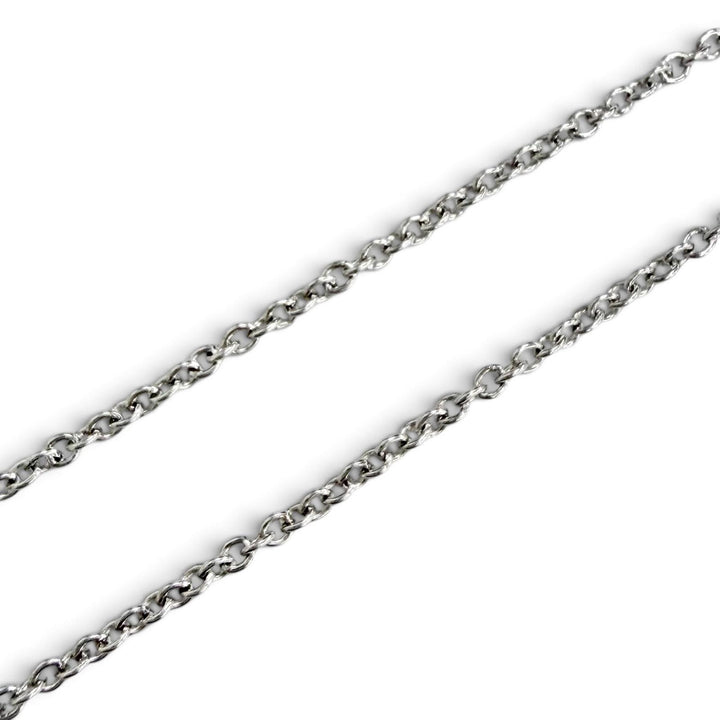 美品△TIFFANY&amp;Co. ティファニー メトロホースシュー ダイヤ ネックレス アクセサリー 750(WG) ホワイトゴールド 重量2.22g 箱付き