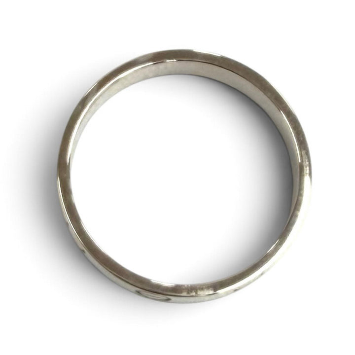 極美品★Cartier カルティエ DHJ331 LOVE リング ミニ 750(WG) リング 指輪 アクセサリー ホワイトゴールド 56 （JP16号相当） 重量3.58g