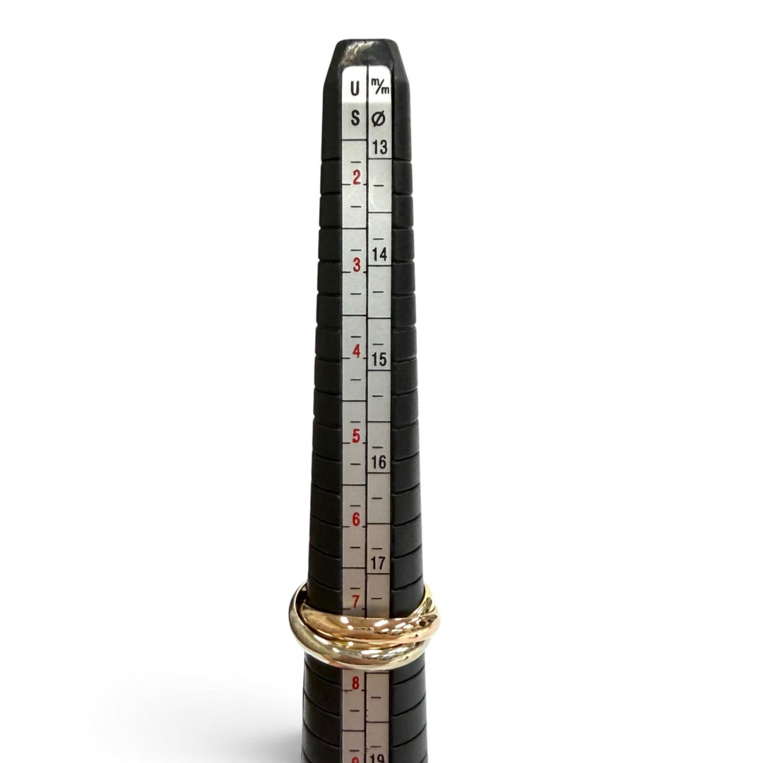 極美品★Cartier カルティエ A2788B トリニティ クラシック リング 750(YG PG WG) 指輪 アクセサリー 56 (JP16号相当) 重量8.8g