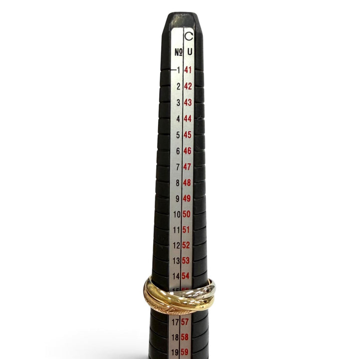 極美品★Cartier カルティエ A2788B トリニティ クラシック リング 750(YG PG WG) 指輪 アクセサリー 56 (JP16号相当) 重量8.8g