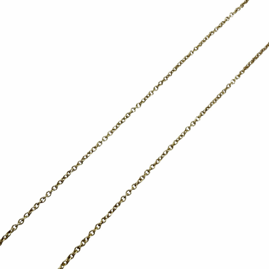 美品☆TIFFANY&amp;Co. ティファニー ダイヤモンド バイ ザ ヤードシングル ダイヤモンド ペンダント 750（YG） ダイヤモンド0.17ct 重量2.0g