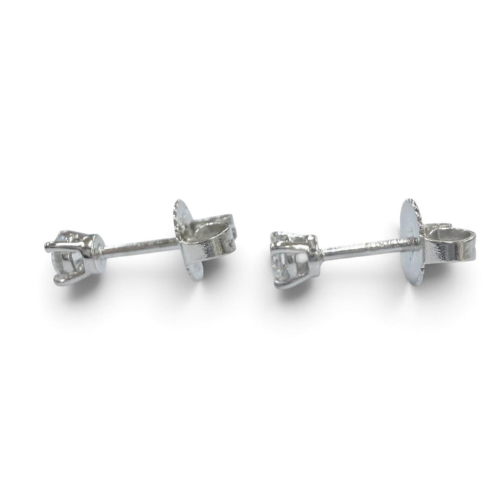 極美品☆TIFFANY&amp;Co. ティファニー スタッド ダイヤ ピアス PT950 ダイヤ:総0.22ct（2粒合計）11年5月購入 プラチナ 重量1.31g 箱付き