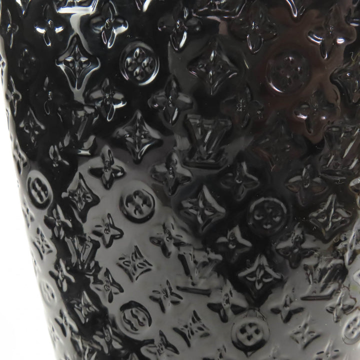 極美品☆LOUIS VUITTON ルイヴィトン スプラッシュ・ライ モノグラム ラバー レインブーツ ロングブーツ ブラック 36 伊製 レディース