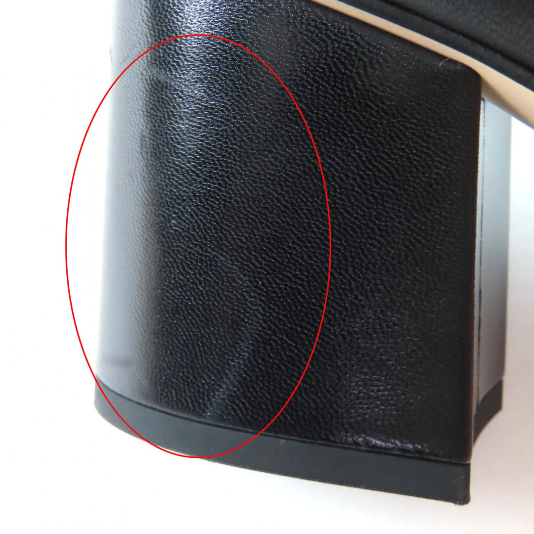 未使用品★GUCCI グッチ 408210 GGマーモント タッセル サイドジップ レザー ショートブーツ ブラック ゴールド金具 38 保存袋付き 伊製
