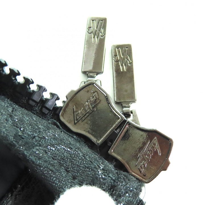美品△MONCLER モンクレール SARIETTE セリッテ フラワージャガード スタンドカラー ダウンジャケット ブラック 4 レディース