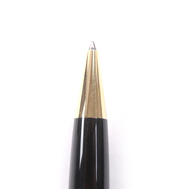 極美品□MONTBLANC モンブラン マイスターシュテュック クラシック ボールペン ブラック ゴールド ケース付き ドイツ製 筆記確認済