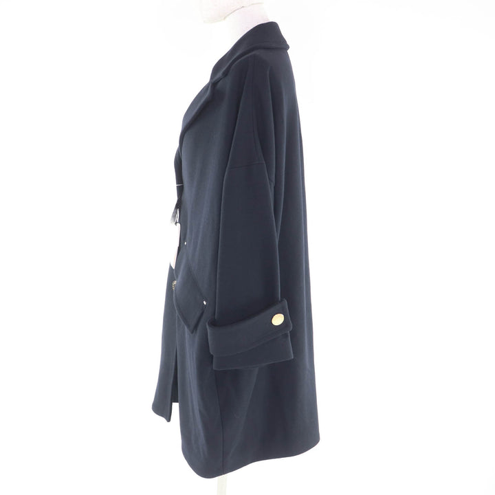 未使用品★マッキントッシュ 24AW L242MO1149FM2K HUMBIE CHESTER COCOON ウール100％ ロゴボタン チェスターコート 4 ハンガー付 正規品