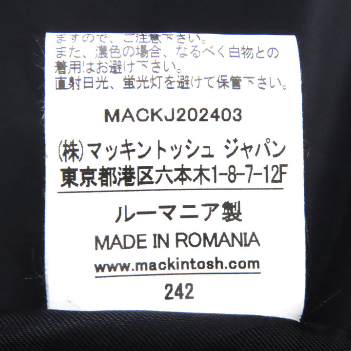 極美品△Mackintosh マッキントッシュ 24AW L242MO1149FM2K HUMBIE CHESTER COCOON ウール100％ ロゴボタン チェスターコート 4 正規品