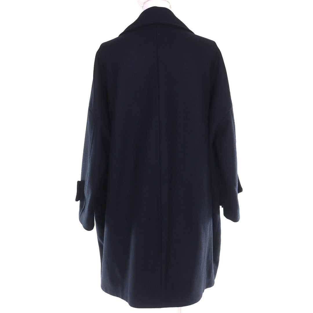 極美品△Mackintosh マッキントッシュ 24AW L242MO1149FM2K HUMBIE CHESTER COCOON ウール 100% ロゴボタン チェスターコート 4 正規品