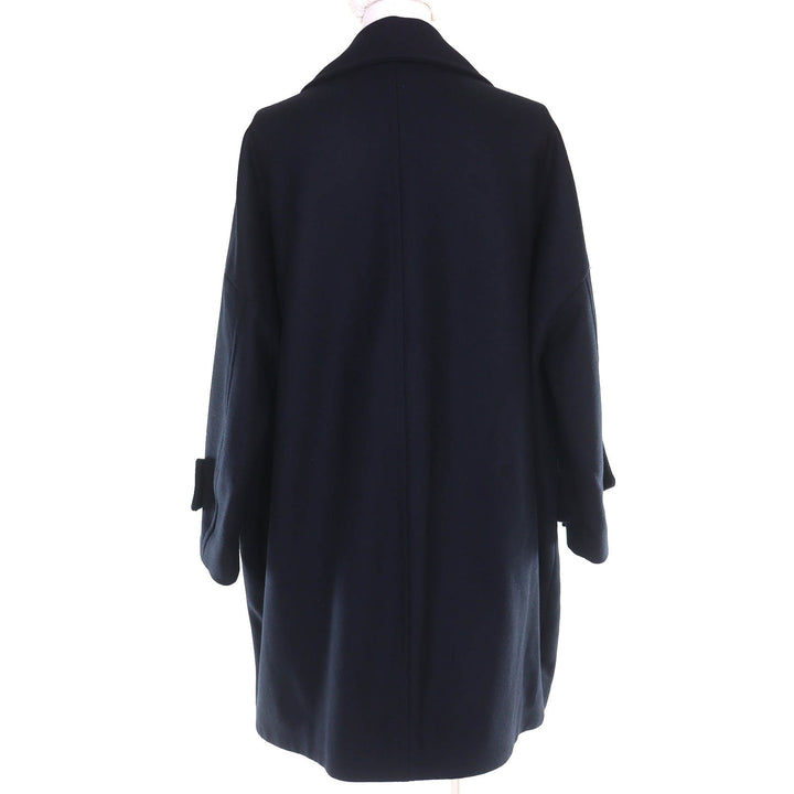 極美品△Mackintosh マッキントッシュ 24AW L242MO1149FM2K HUMBIE CHESTER COCOON ウール 100% ロゴボタン チェスターコート 4 正規品