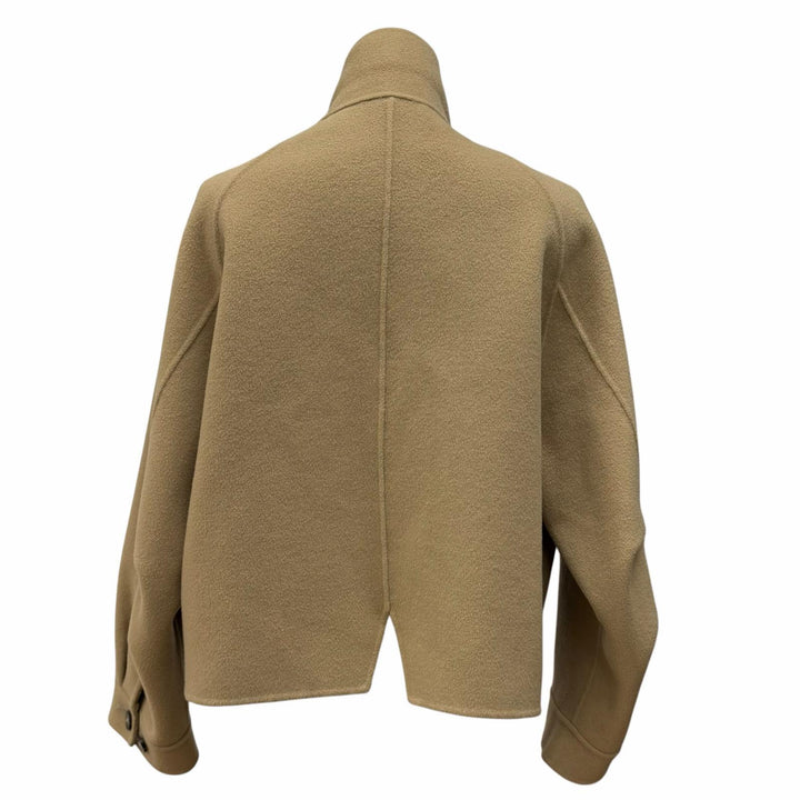 美品★WEEKEND MaxMara ウィークエンドマックスマーラ 508601296 ウール100% オーバーサイズ クロップド丈 ジャケット 34 正規品