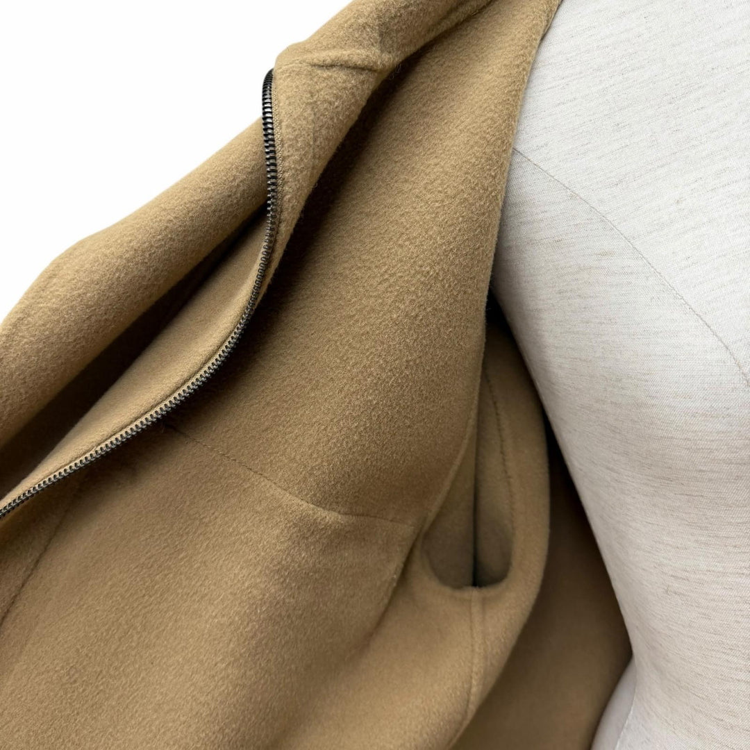美品★WEEKEND MaxMara ウィークエンドマックスマーラ 508601296 ウール100% オーバーサイズ クロップド丈 ジャケット 34 正規品