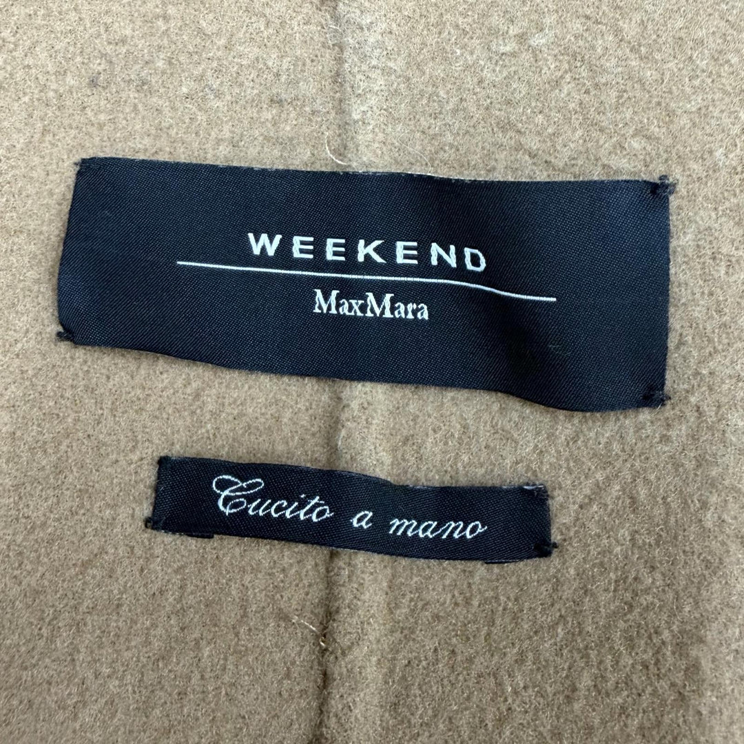 美品★WEEKEND MaxMara ウィークエンドマックスマーラ 508601296 ウール100% オーバーサイズ クロップド丈 ジャケット 34 正規品