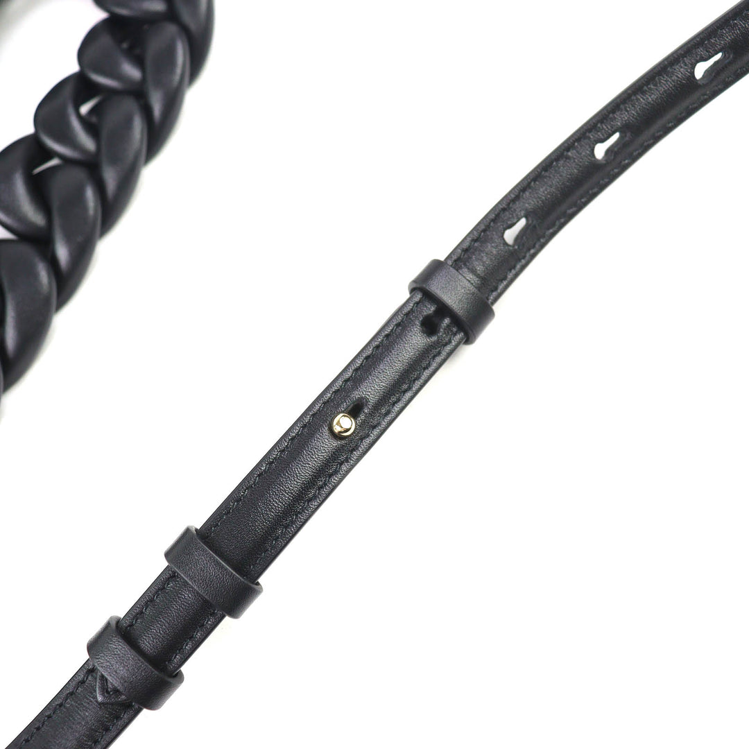美品△Salvatore Ferragamo サルヴァトーレフェラガモ 212748 AURA オーラ ガンチーニ 2WAY レザー ハンドバッグ ショルダーバッグ 黒