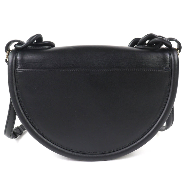 美品△Salvatore Ferragamo サルヴァトーレフェラガモ 212748 AURA オーラ ガンチーニ 2WAY レザー ハンドバッグ ショルダーバッグ 黒