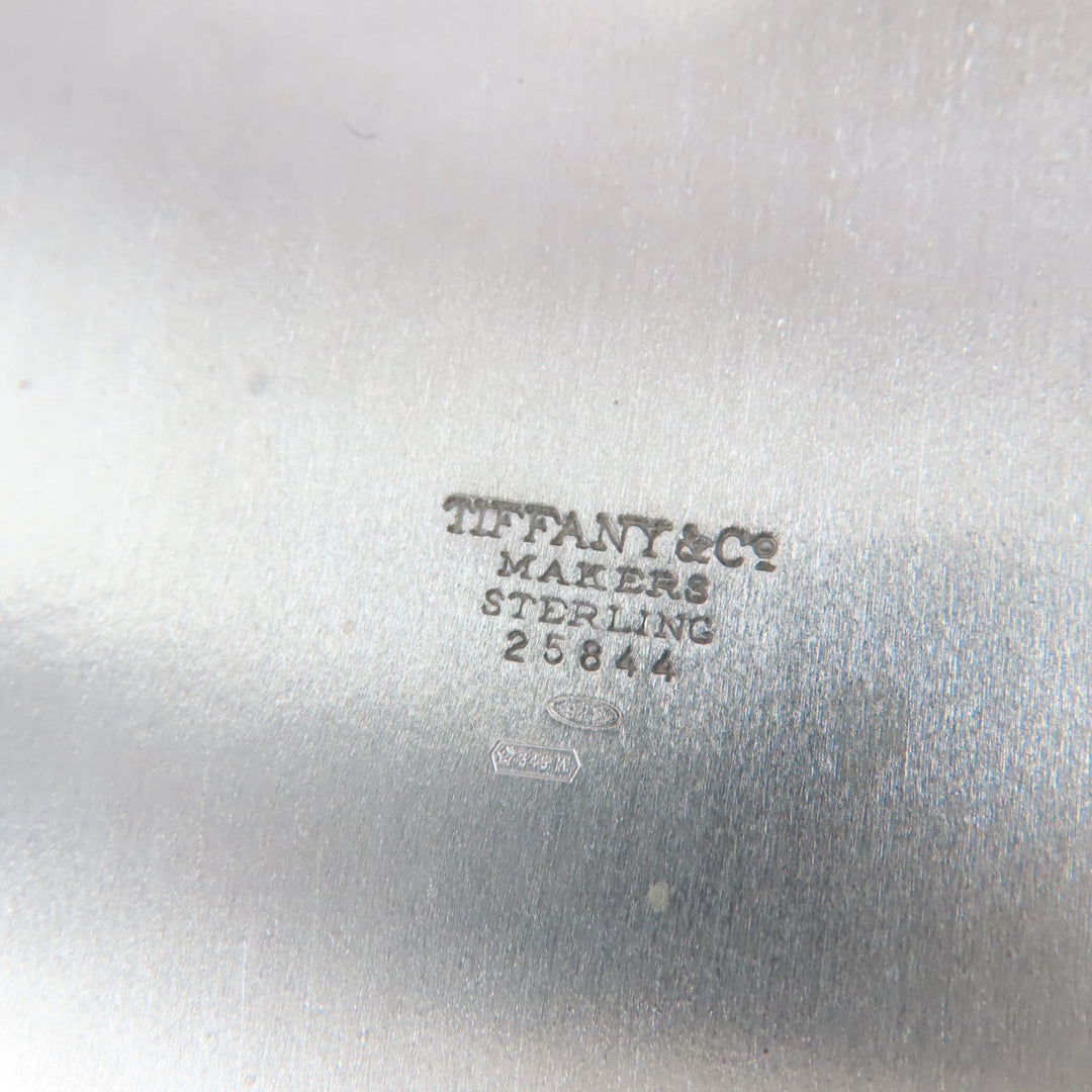 極美品☆TIFFANY&amp;Co. ティファニー ヴィンテージ 925 シルバートレイ ハートプレート 皿 シルバー 箱・保存袋付き 重量133.5g レディース