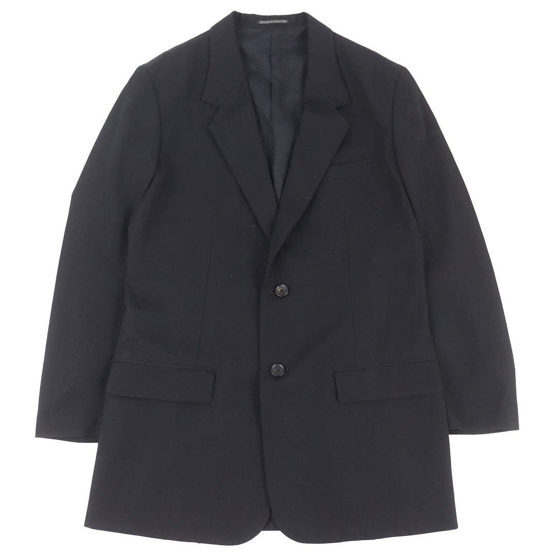 極美品△Yohji Yamamoto POUR HOMME ヨウジヤマモトプールオム 21AW HX-J46-130 刺繍ジャケット ウール100％ ブラック 2 日本製 正規品