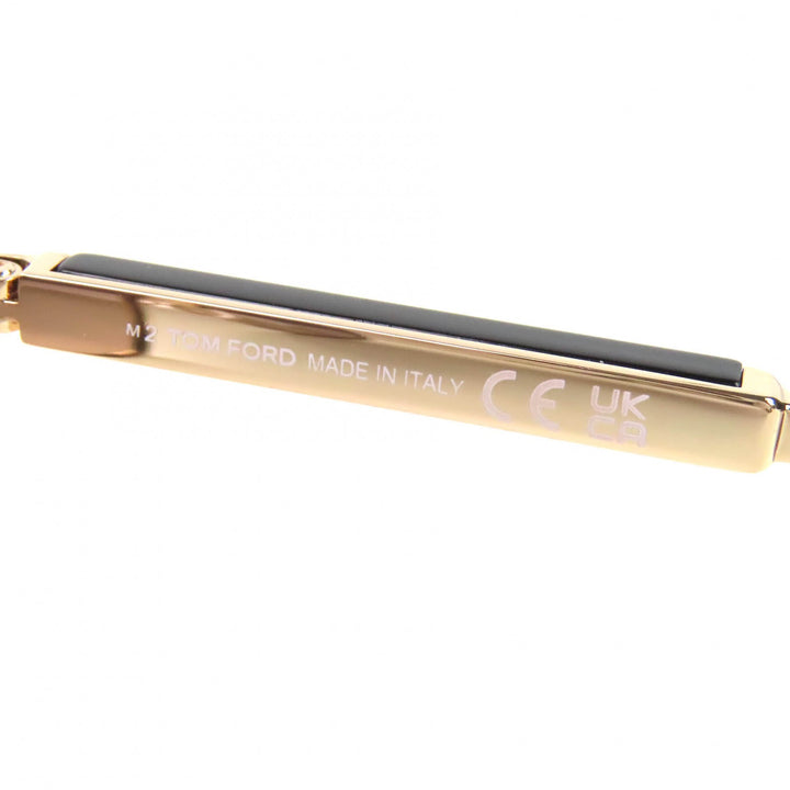 美品△TOM FORD トムフォード TF669 28B Jude ジュード ツーブリッジ サングラス ゴールド ブラック 60□15 145 箱・ケース付き 伊製