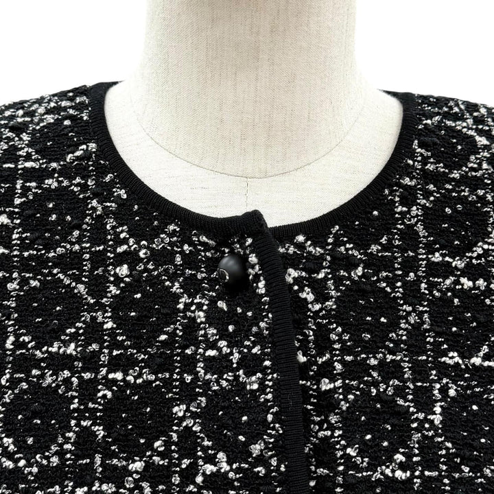 【ドンドン見直し】極美品 Christian Dior クリスチャンディオール 26SS 614V05A7520 CDロゴボタン フリンジ ジャケット 38 伊製 正規品