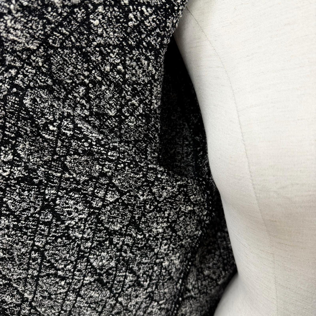 【ドンドン見直し】極美品 Christian Dior クリスチャンディオール 26SS 614V05A7520 CDロゴボタン フリンジ ジャケット 38 伊製 正規品