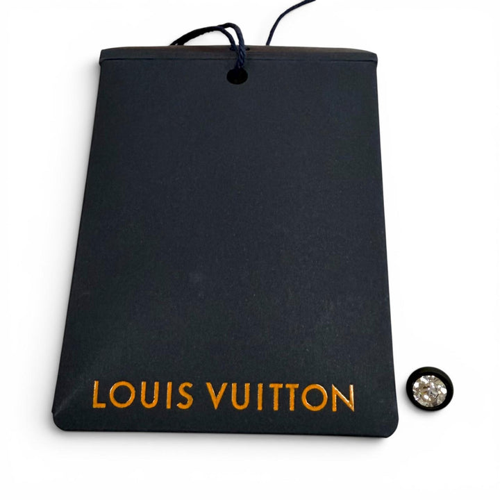 極美品★LOUIS VUITTON ルイヴィトン 25SS カシミヤ シルク混 ビジューボタン LV金具付 長袖 ニット M イタリア製 レディース 箱付き