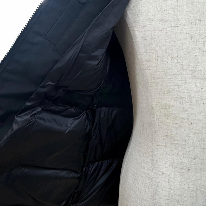 極美品▼BURBERRY バーバリー 8059094 ティッシ期 ノバチェック フーデッド WZIPUP ダウンジャケット ブラック ベージュ S 正規品 メンズ