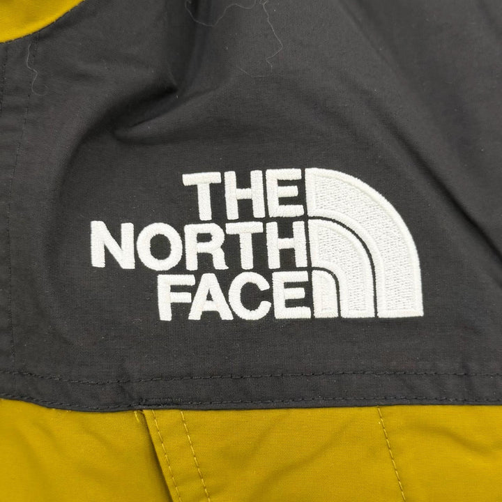 美品△THE NORTH FACE ザ・ノースフェイス ND52416Z MCMURDO PARKA ロゴ刺繍 エコファー フード付き ダウンジャケット キャメル S 正規品