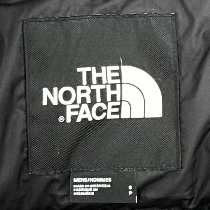 美品△THE NORTH FACE ザ・ノースフェイス ND52416Z MCMURDO PARKA ロゴ刺繍 エコファー フード付き ダウンジャケット キャメル S 正規品