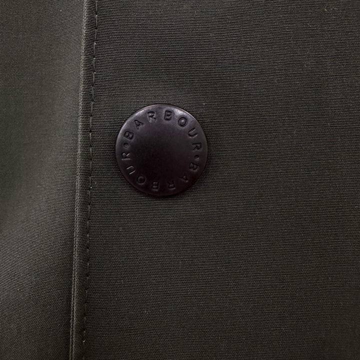 美品▼Barbour バブアー 25AW 252MSP0107 BEDALE ビデイル 2レイヤー 襟コーデュロイ ロゴ刺繍 ZIPUP ノンワックスジャケット 38 正規品