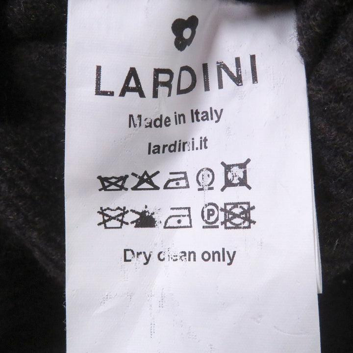 未使用品□LARDINI ラルディーニ IL23678A ブートニエール ピークドラペル チェスターコート ネイビー 48 ハンガー付 イタリア製 メンズ