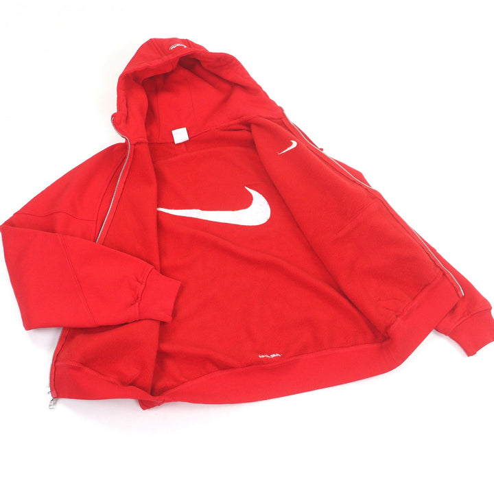 極美品□Supreme NIKE シュプリーム ナイキ 25SS HF9633-657 Zip Up Hooded Sweatshirt ロゴエンブロイダリー ジップパーカー M 正規品