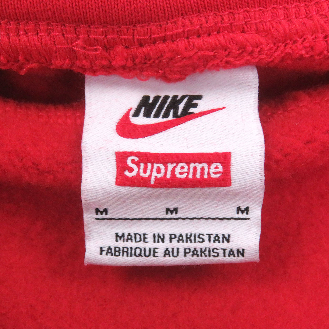 極美品□Supreme NIKE シュプリーム ナイキ 25SS HF9633-657 Zip Up Hooded Sweatshirt ロゴエンブロイダリー ジップパーカー M 正規品