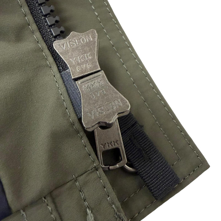 美品□THE NORTH FACE ザ・ノースフェイス ND92237 Mountain Down Jacket GORE-TEX フーデッド ダウンジャケット カーキ M 正規品 メンズ