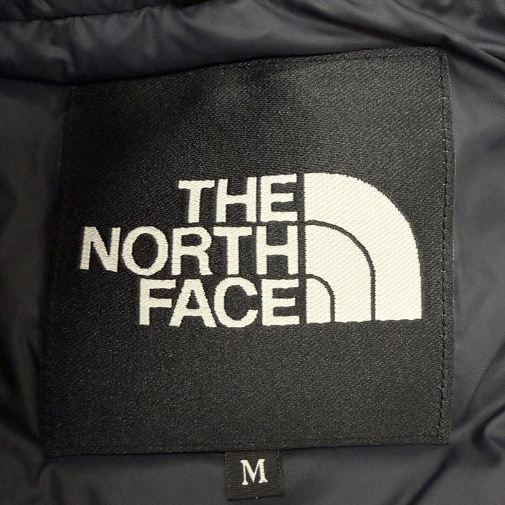美品□THE NORTH FACE ザ・ノースフェイス ND92237 Mountain Down Jacket GORE-TEX フーデッド ダウンジャケット カーキ M 正規品 メンズ