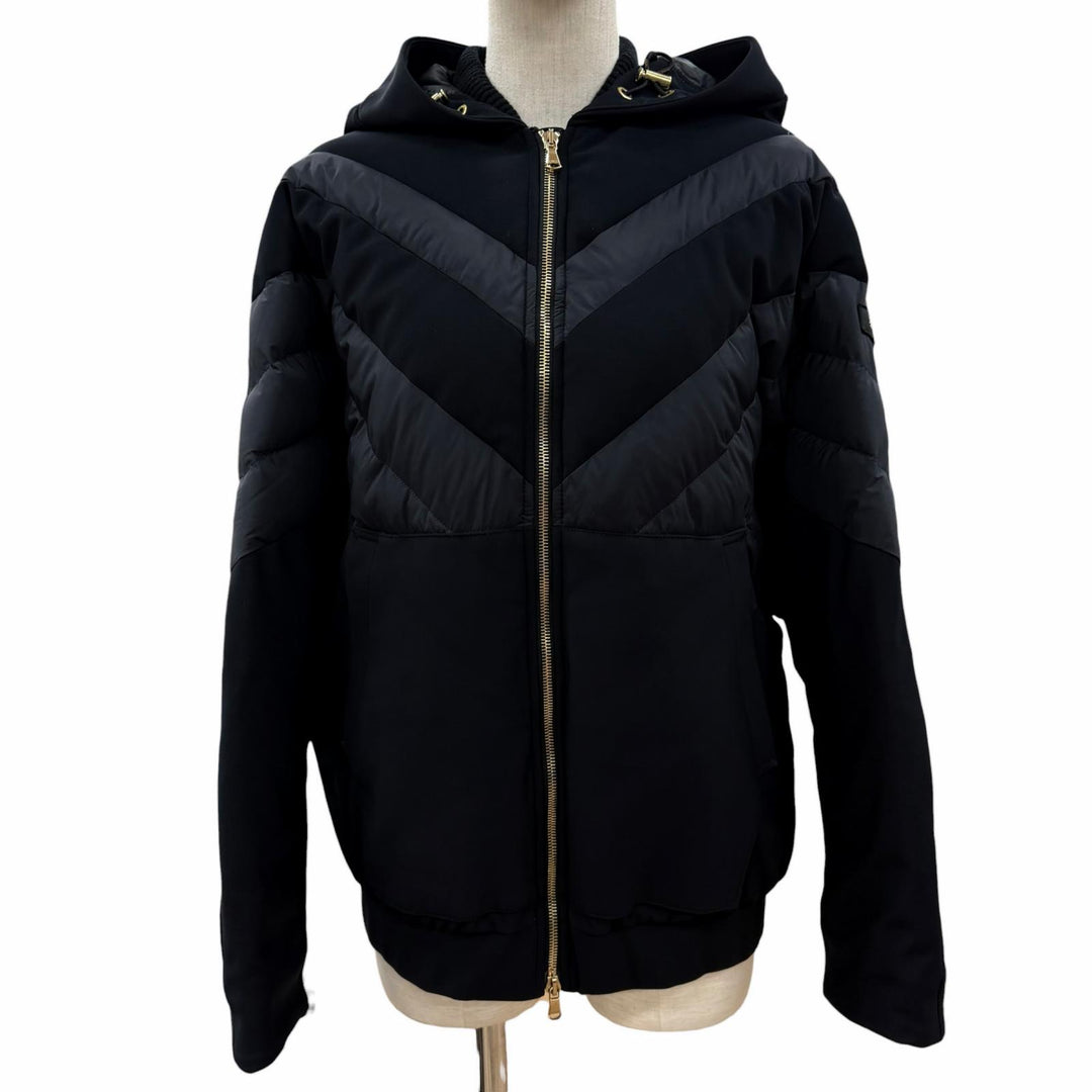 美品◇TATRAS タトラス 20AW LTK20A4213 シェブロン キルティングデザイン ロゴワッペン付 ダウンジャケット ダークネイビー 02 正規品